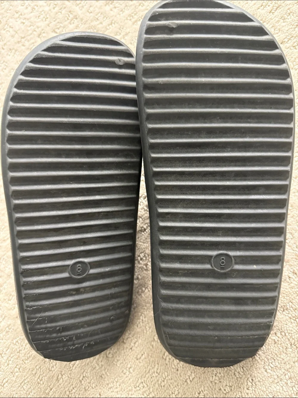 Men’s Goodfellow Kendrix black slides sandals - size 8
